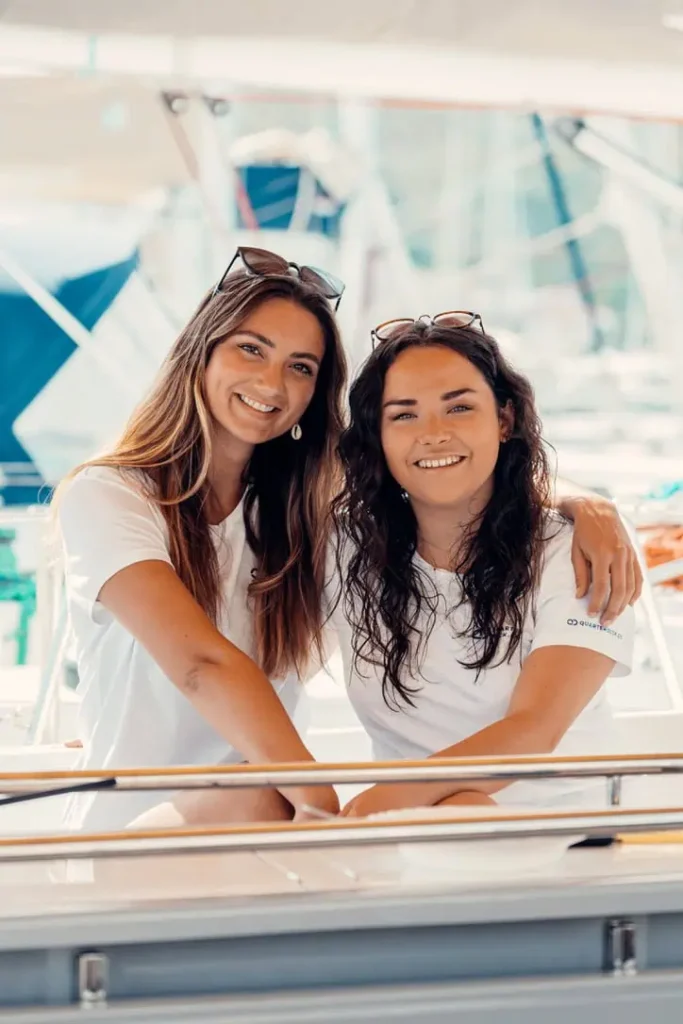 Host academy students on a sailing yacht during training