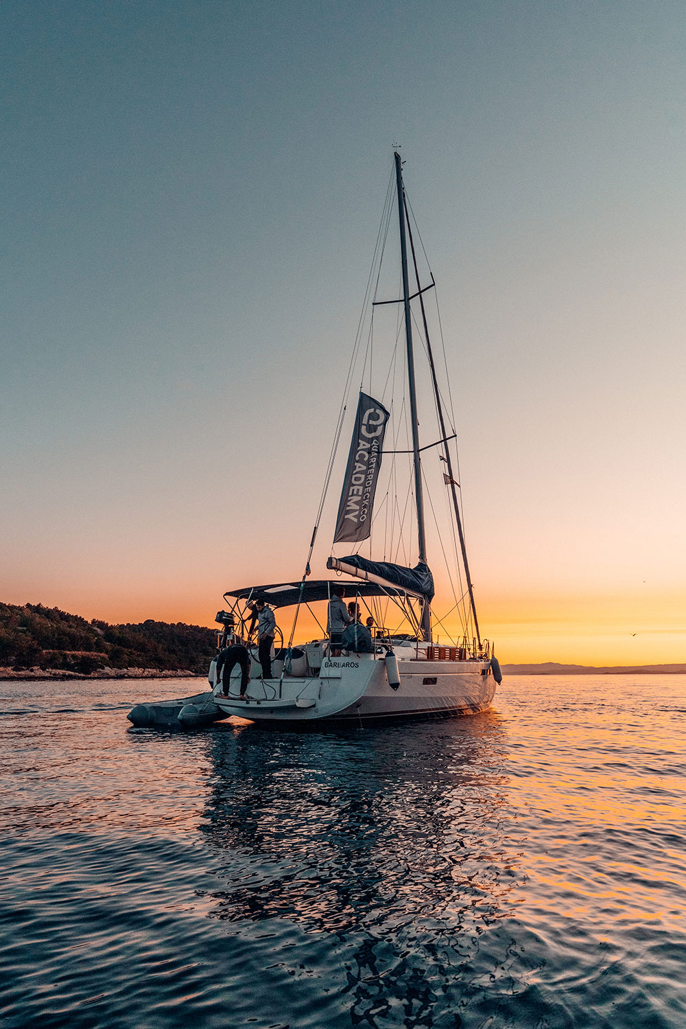 Sailing yacht used for Skipper Academy training