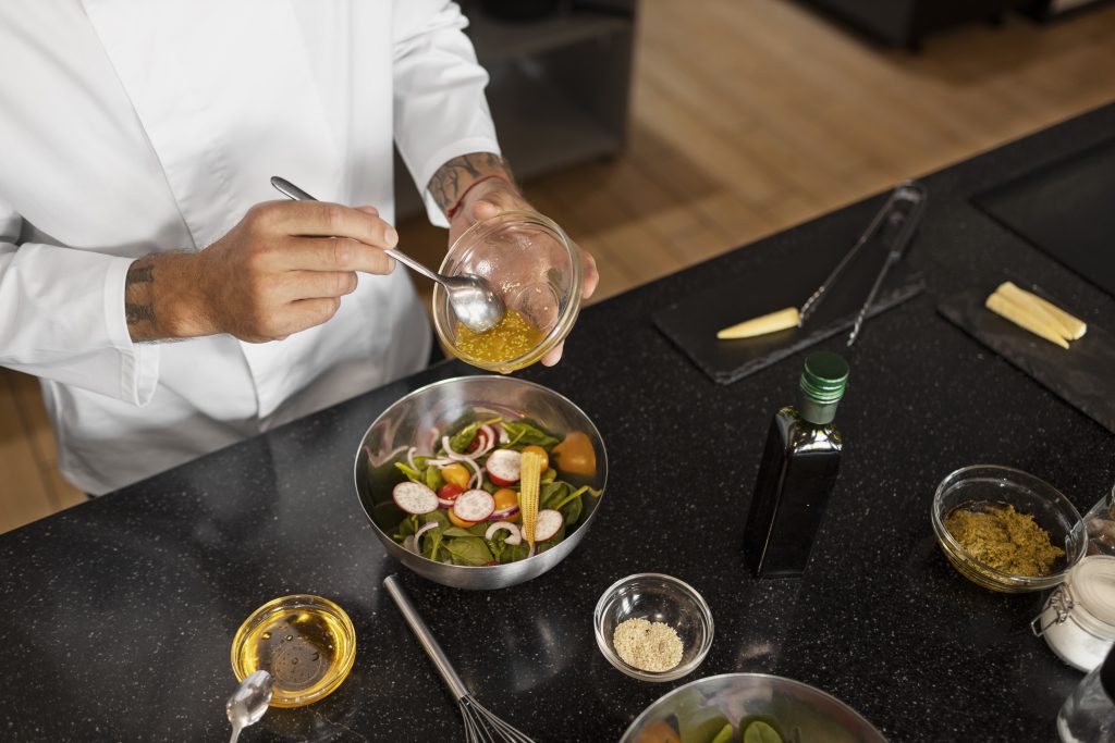 Private Chef preparing food