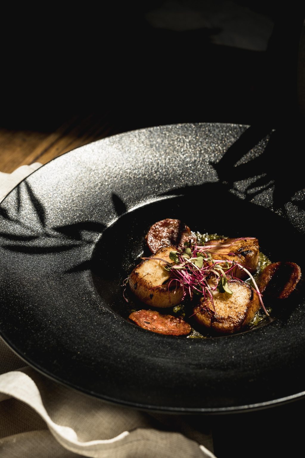 fine dining fine food prepared by chalet chef